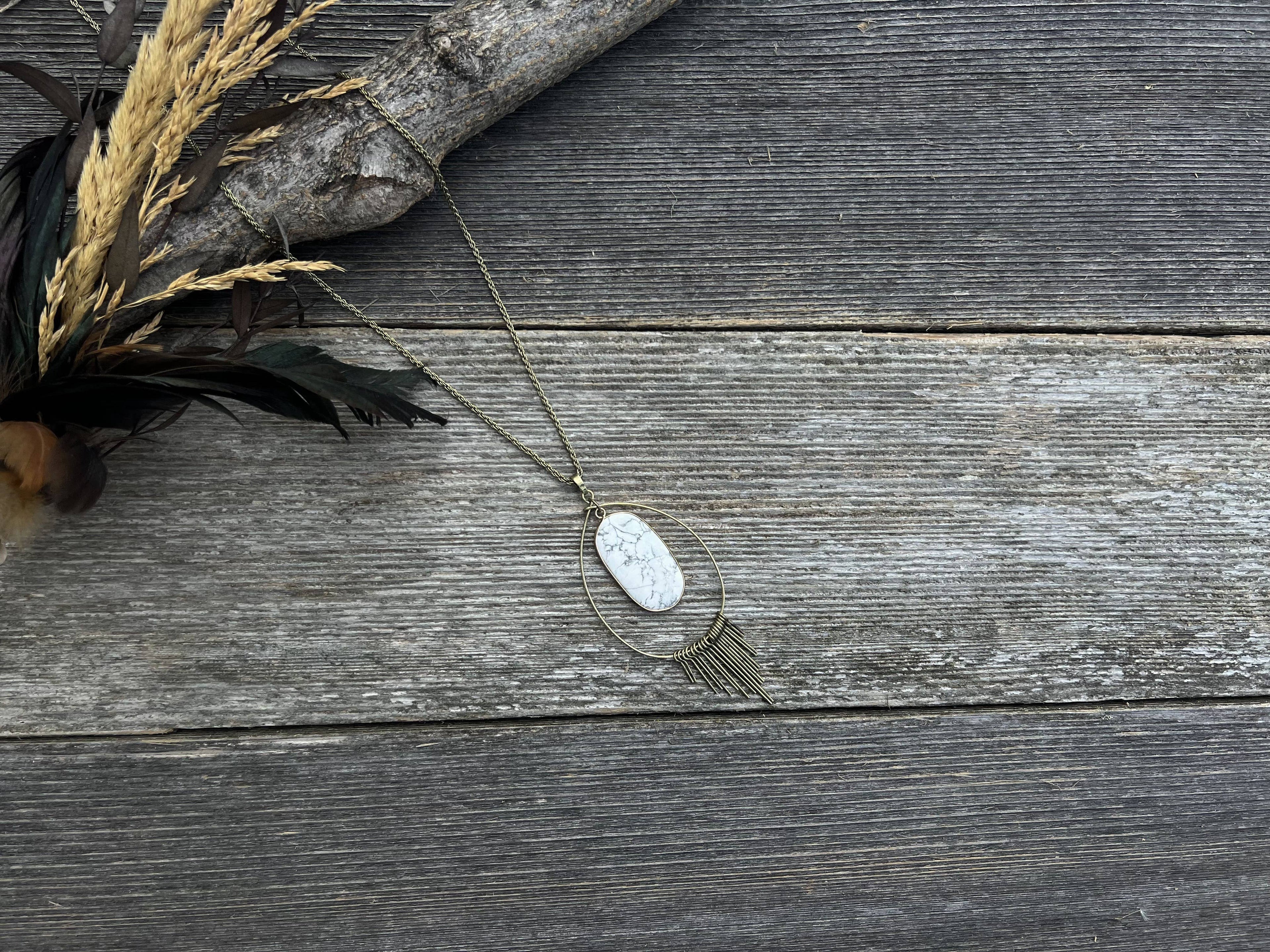 Valerie Howlite Necklace