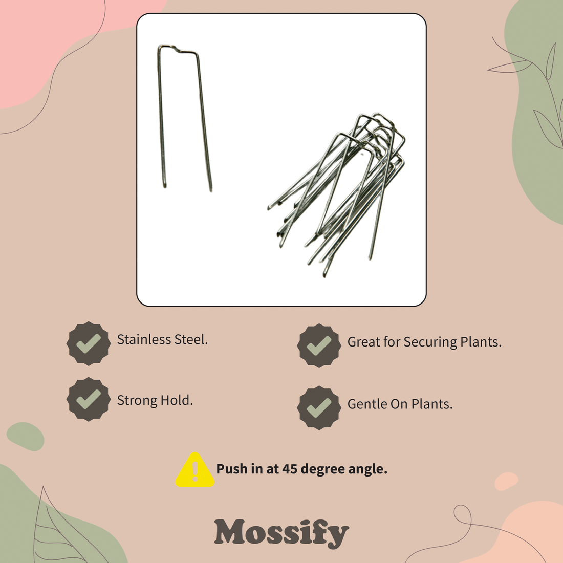 Moss Pole Pins (10 pc)