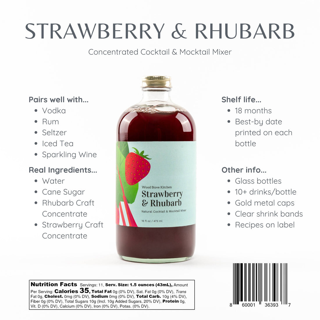 Strawberry &amp; Rhubarb Mixer