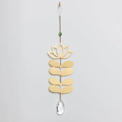 Lotus/African Turquoise Suncatcher
