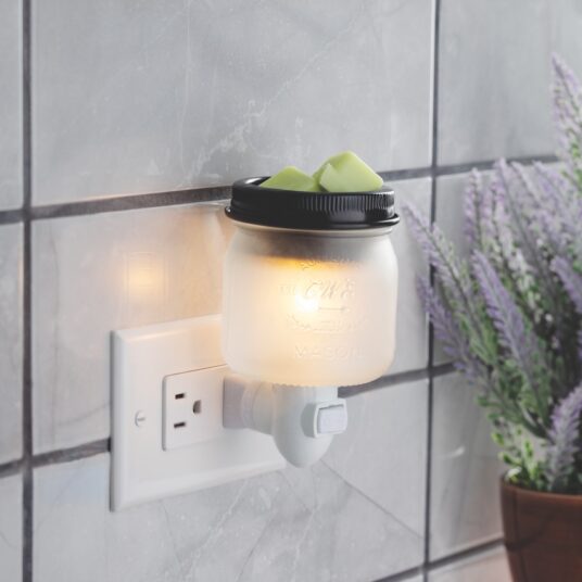 Glass Mason Jar Warmer Plug in