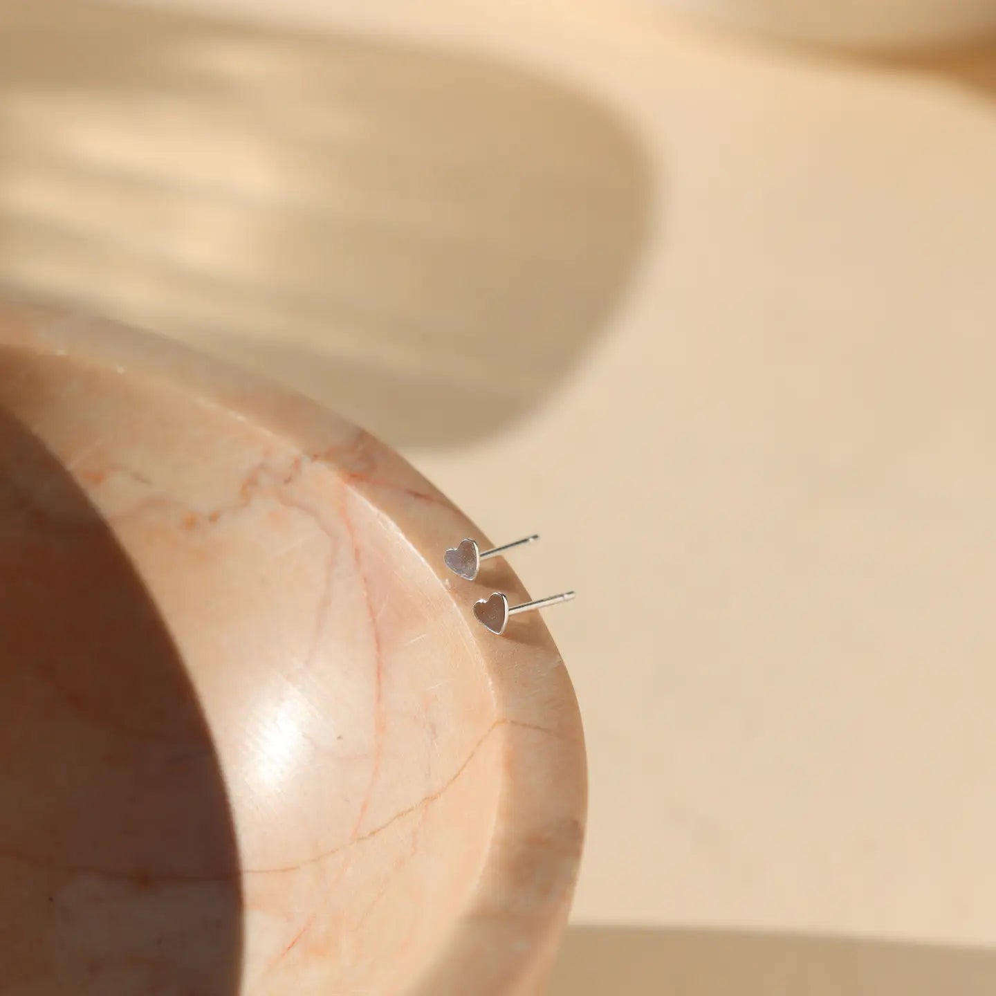 Tiny Heart Studs