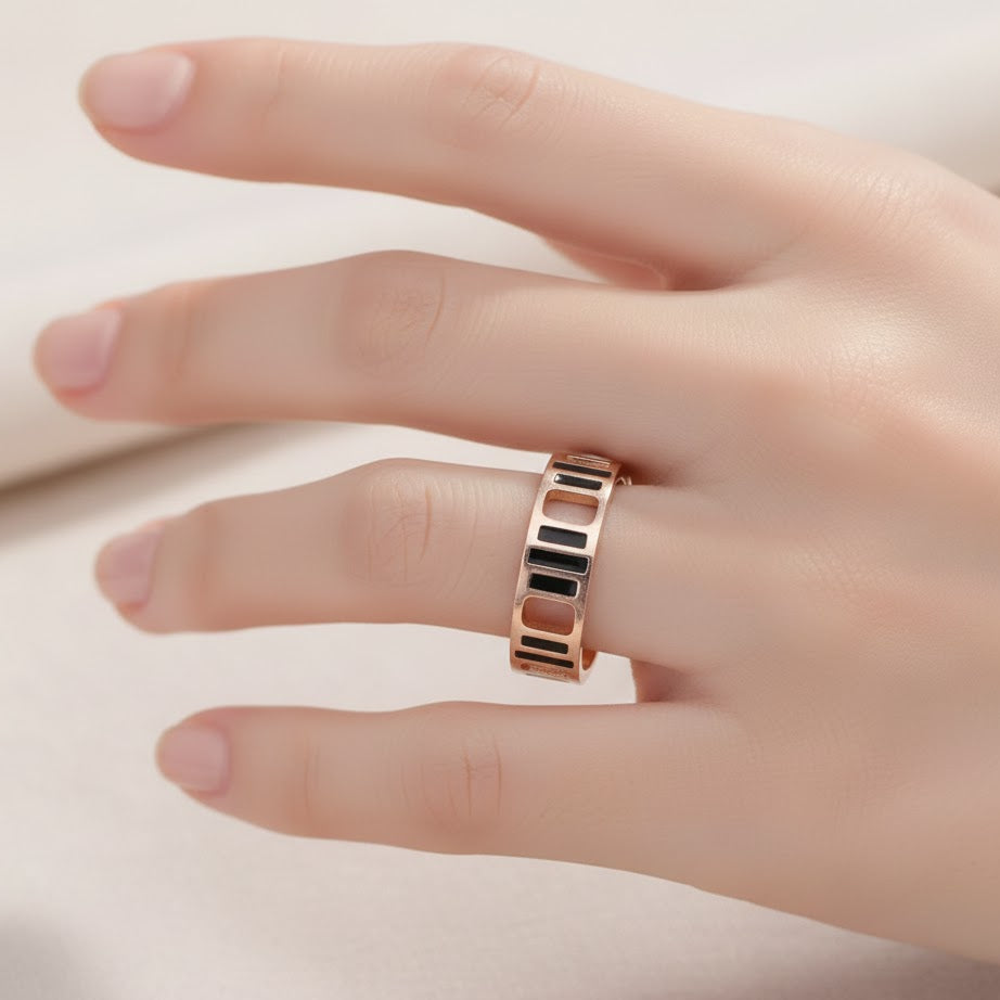 Striped Cuff Ring