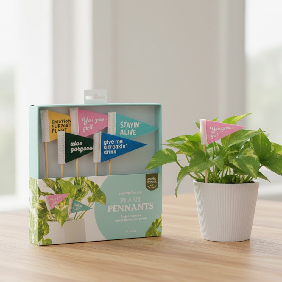 Rooting For You Plant Pennants