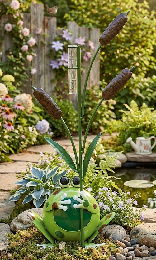 Frog Rain Gauge