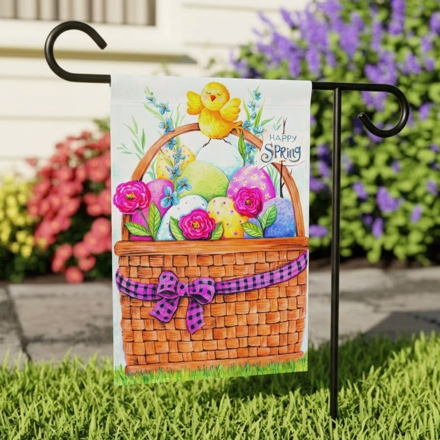 Happy Spring Garden Flag